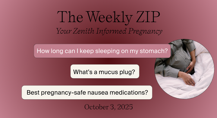 Nausea meds, mucus plugs, and OB access