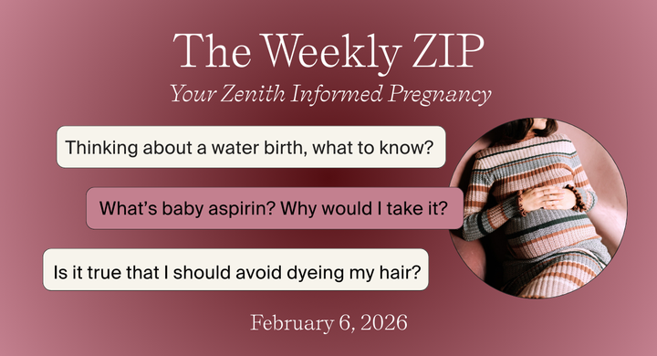 Waterbirths, baby aspirin, and hair dye